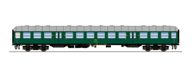 Pullman 36061 - H0 - Personenwagen B, 2. Klasse, CFL Ep. IV